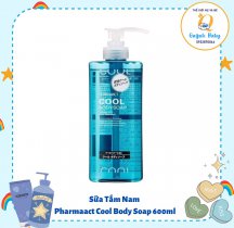 Sữa tắm cho nam Pharmaact Cool Body Soap 600ml (Hương bạc hà)