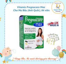 Vitamin Bà Bầu Pregnacare Max 84 Viên (mẫu Mới)