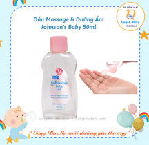 Dầu Massage & Dưỡng Ẩm Johnson's Baby 50ml