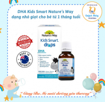 DHA cho bé Kids Smart Drops DHA Nature’s Way - dạng nhỏ giọt