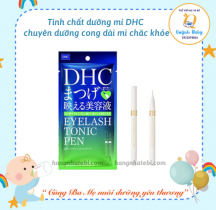 Tinh chất dưỡng mi DHC EYELASH TONIC PEN xanh lá- chuyên dưỡng cong dài mi chăc khỏe