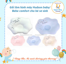 Gối lõm hình mây Hudson baby/ Bebe comfort cho bé từ sơ sinh