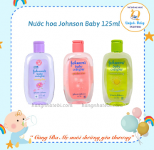 Nước hoa Johnson Baby 125ml- 3 mùi