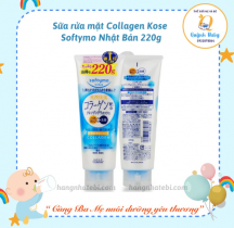 Sữa rửa mặt Collagen Kose Softymo 220g