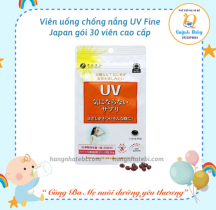 Viên uống chống nắng UV Fine Japan gói 30 viên cao cấp